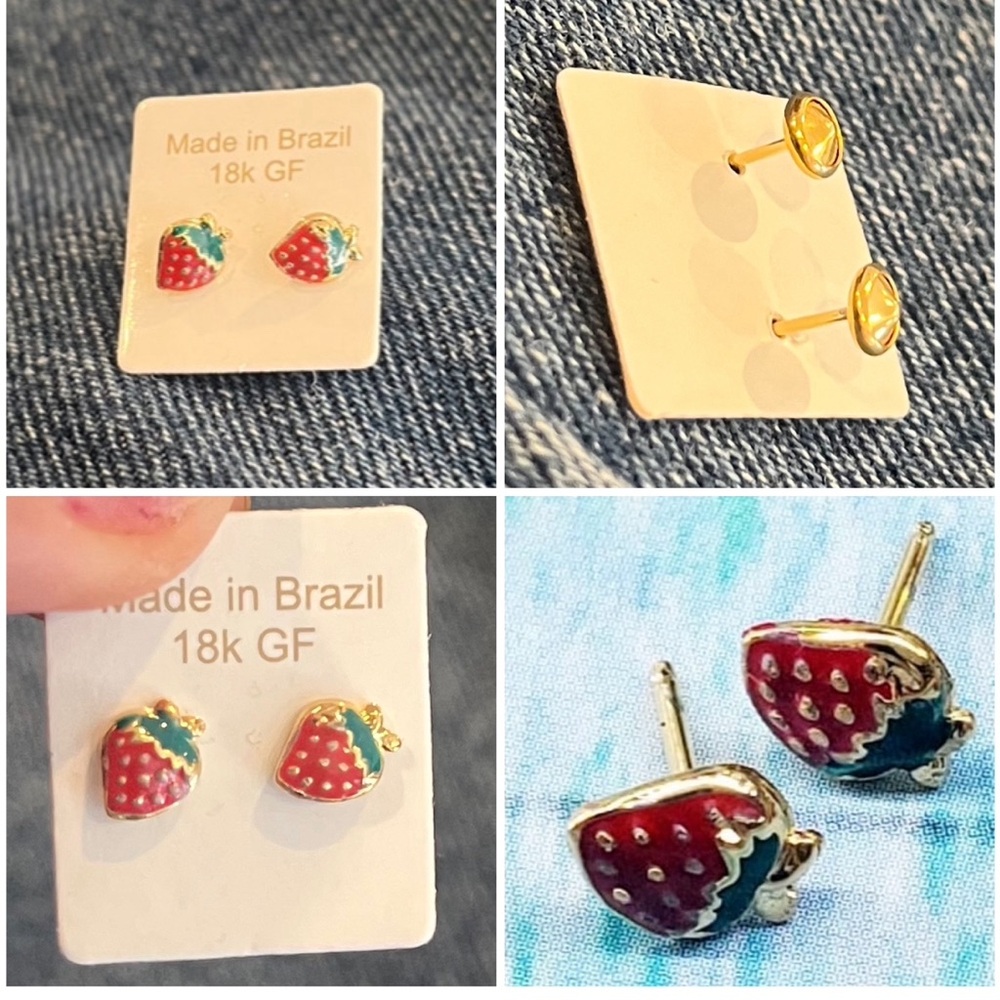 Strawberry Stud Earrings